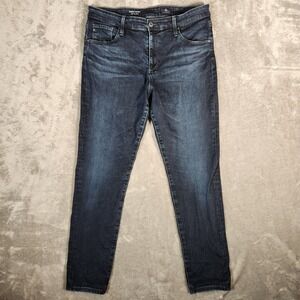 Adriano Goldschmied‎ AG Jeans Women's 32R 33X28 Farrah Ankle Skinny High Rise